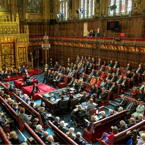 The House of Lords chamber during a debate in May 2022