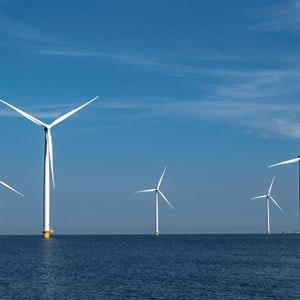 An offshore wind farm