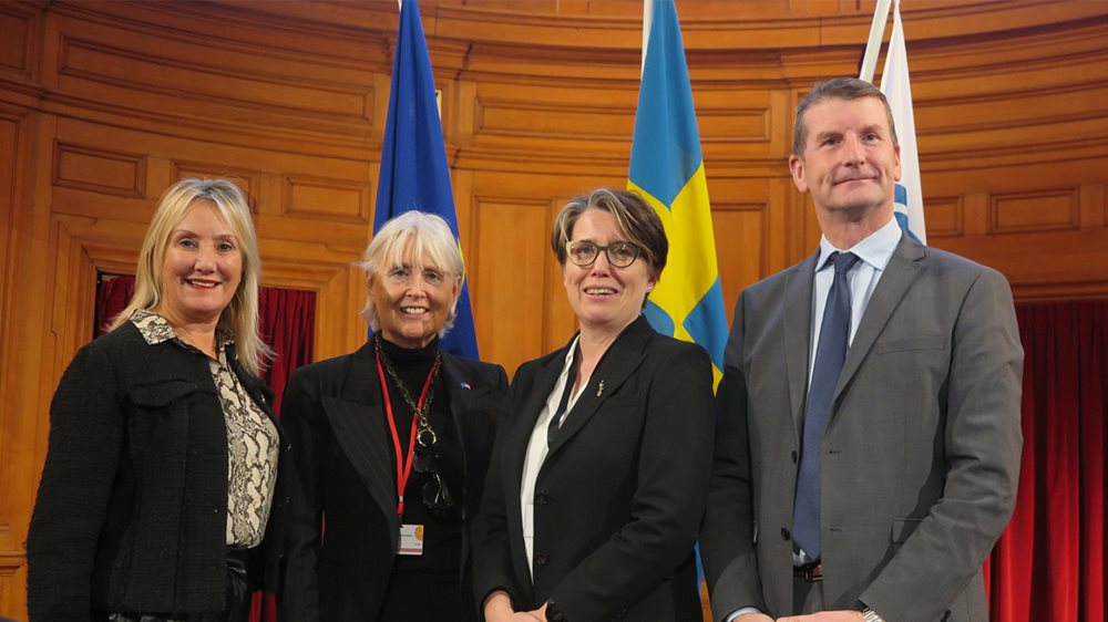 Dame Caroline Dinenage MP, the Baroness Kingsmill CBE, Ambassador Judith Gough CMG and Dave Doogan MP