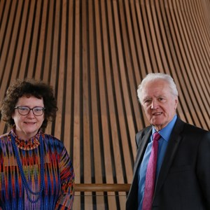 The Llywydd Rt Hon. Elin Jones MS and Lord Speaker Lord McFall of Alcluith