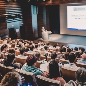 A university lecture hall