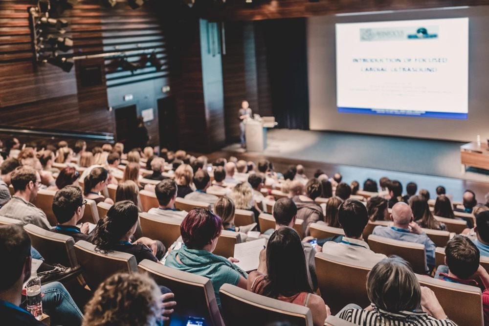 A university lecture hall