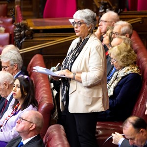 Baroness Prashar speaking in the Lords chamber