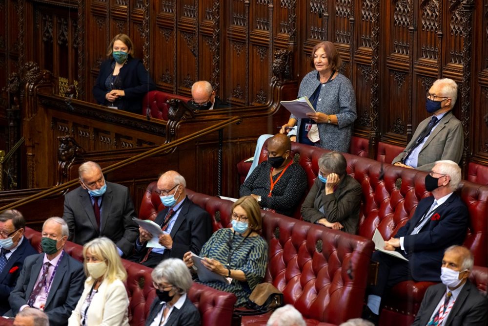 busy house of lords chamber