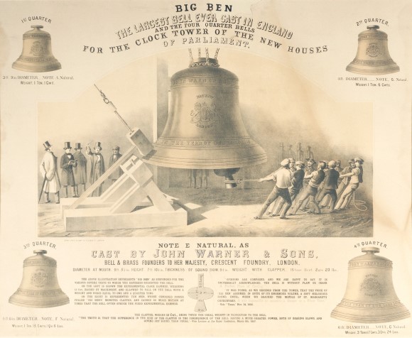 Big Ben The Largest Bell Ever Cast in England, Colour lithograph.jpg