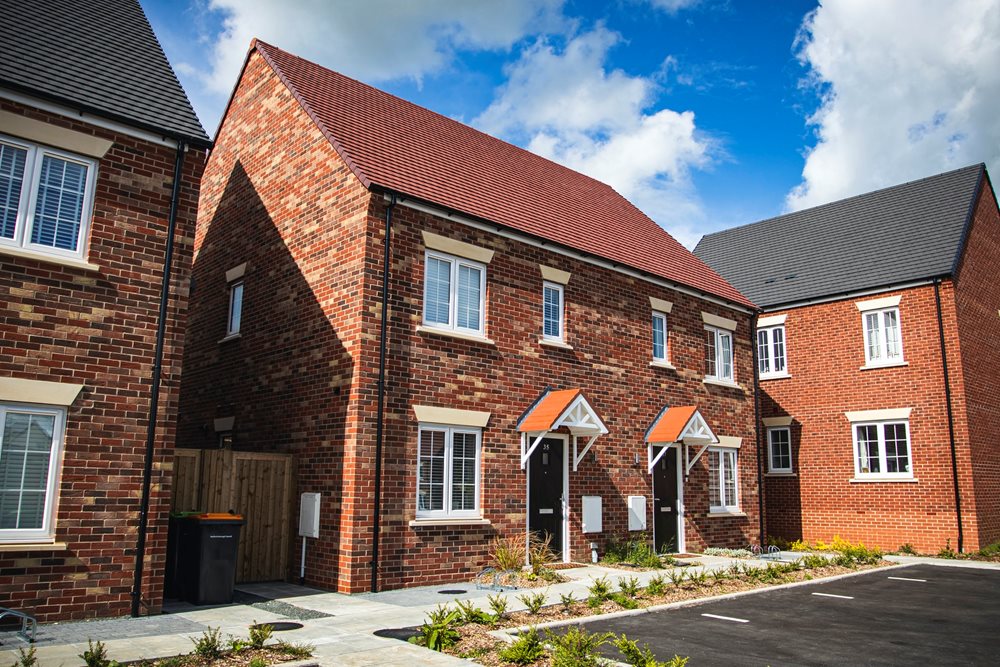 A row of houses